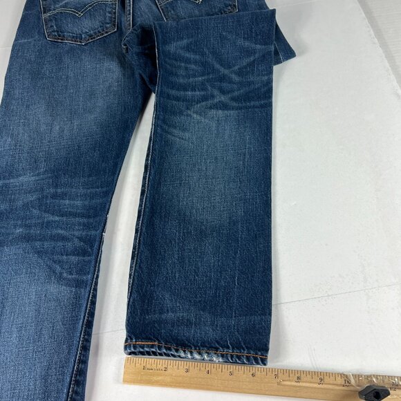 Levi's 501 Red Line Selvedge Jean Men 28x31* Blue White Oak Cone Denim Tag 28x32 - Picture 11 of 16